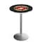 Holland Bar Stool Co 36" Stainless Steel U.S. Marines Pub Table L214S3628Marine - alternate 1